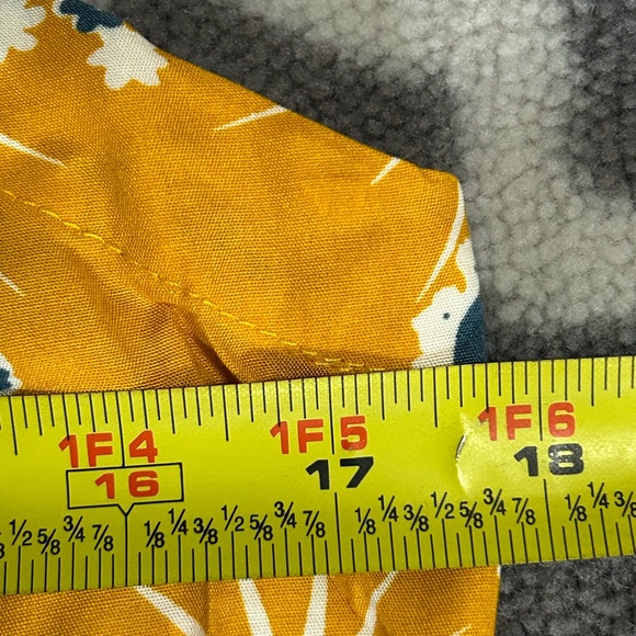 ModCloth On Cloud Nineties Yellow Printed Shift Mini Dress NWT Size Large - Picture 9 of 9